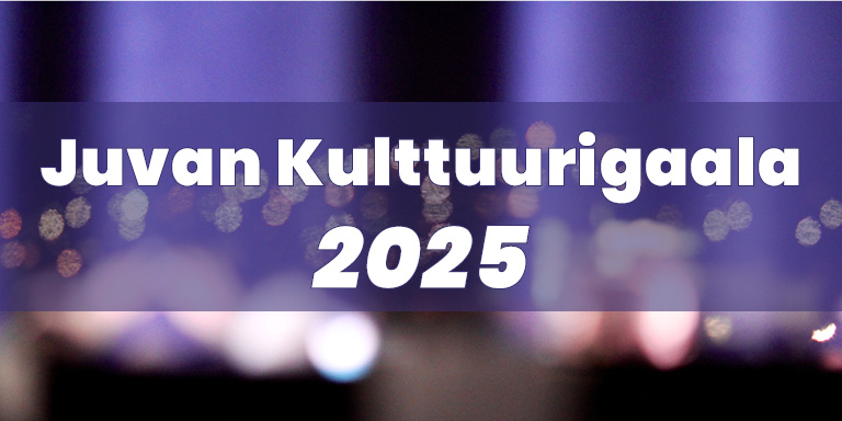 Juvan kulttuurigaala järjestetään tiistaina 4.2.2024. Kulttuurigaalassa halutaan nostaa esille juvalaista tekemistä, kannustaa toimijoita kulttuuritekoihin sekä palkita toimijoita aktiivisesta tekemisestä.